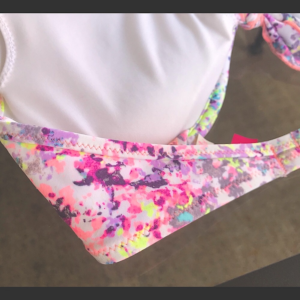 🆕🔥VICTORIA SECRETS SUPER CUTE DEMI PUSH UP BIKINI TOP NEVER WORN/GORG COLORS - Picture 9 of 16